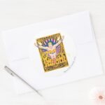 Wonder Woman Poster Classic Round Sticker