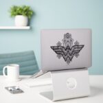 Wonder Woman Spiritual Paisley Hamsa Logo Sticker