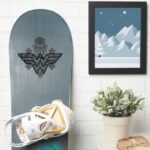 Wonder Woman Spiritual Paisley Hamsa Logo Sticker