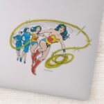 Wonder Woman Transform Sticker