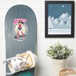 Wonder Woman With Greek Tribal Emblem Sticker