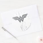 Wonder Woman Beauty Bliss Logo Classic Round Sticker