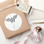 Wonder Woman Beauty Bliss Logo Classic Round Sticker