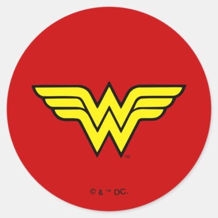 Wonder Woman Classic Logo Classic Round Sticker