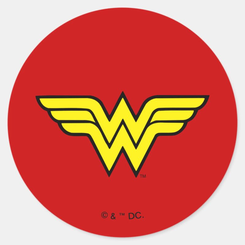 Wonder Woman Classic Logo Classic Round Sticker