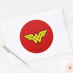 Wonder Woman Classic Logo Classic Round Sticker