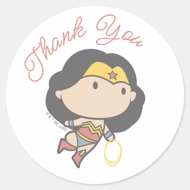 Wonder Woman New Baby Coming Soon Classic Round Sticker