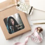 Wonder Woman In Cloak Square Sticker