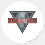 X Ray Vision Classic Round Sticker