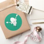 Yosemite Sam Guns Blazing Classic Round Sticker