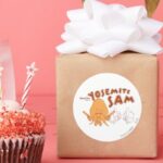 Yosemite Sam Warner Bros. Presents Classic Round Sticker