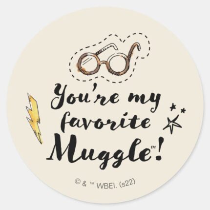 Youre My Favorite Muggle™ Classic Round Sticker