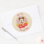 Youre My One And Only Classic Round Sticker