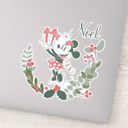 Yuletide Joy Minnie Noel Sticker