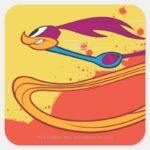 Zooming ROAD RUNNER™ Square Sticker