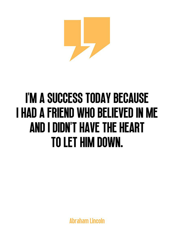 Abraham Lincoln motivational Quote Poster