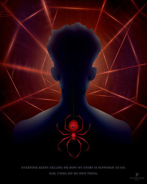 Across the Spider Verse Miles Morales Poster