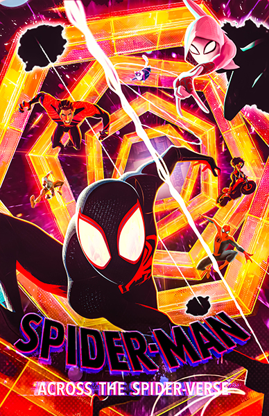 Across the Spider-Verse Spider Man Poster
