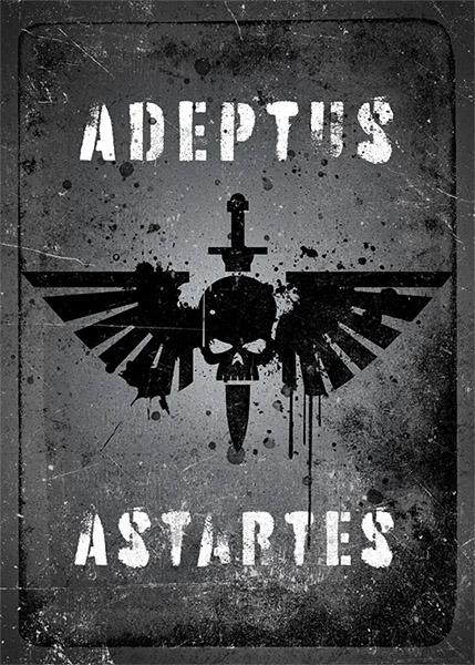 Adeptus Astartes Emblem Warhammer Gaming Poster