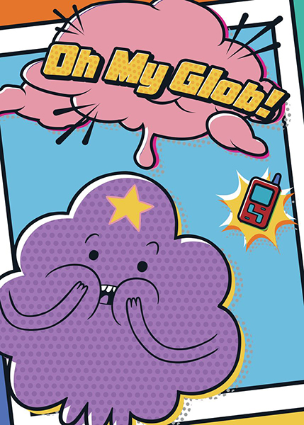 Adventure Time Righteous Hero oh my glob Poster
