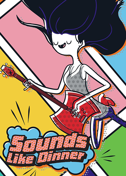 Adventure Time Righteous Hero Sounds like dinner Poster