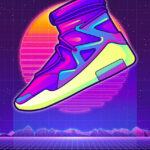 Air FOG Hypebeast Retrowave Sneaker Addict Poster