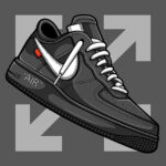Air Force 1 Off White MoMA Sneaker Addict Poster