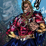 All Might My Hero Academia Comic Poster