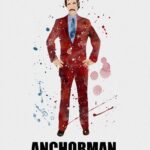 Anchorman Movie Minimalist Poster