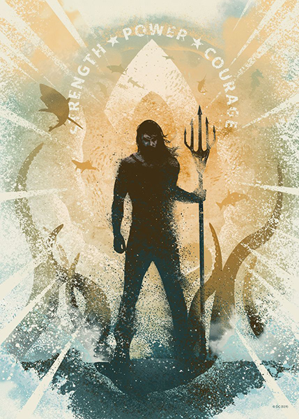 Aquaman minimal Poster