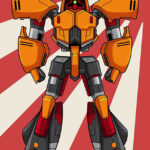 Asshimar Gundam Robot Anime Poster
