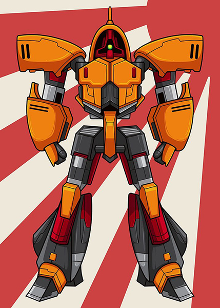 Asshimar Gundam Robot Anime Poster