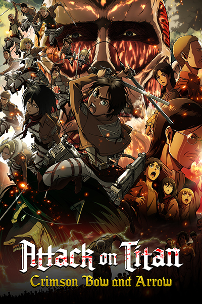 Crimson Bow and Arrow Attack on Titan Poster