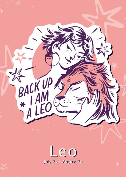 Backup I am Leo Zodiac Sign Poster