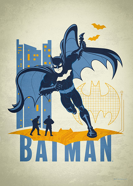 Batman comic Poster