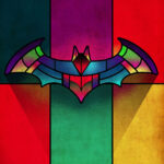 Batman Stained glass Poster