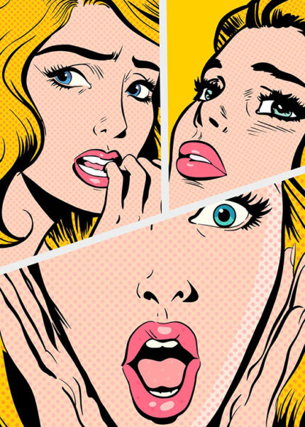 Collage retro Comics Pop Art Poster