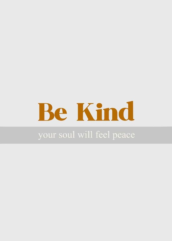 Be Kind Light Poster