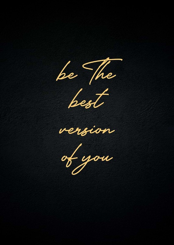 Be The Best Version Of You Poster