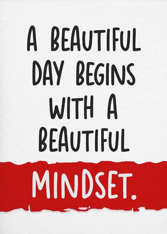 Beautiful Mindset Poster