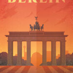 Berlin Germany Travel Poster