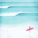 Biarritz France Minimalist Travel Poster