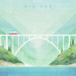 Big Sur United States of America Minimalist Travel Poster