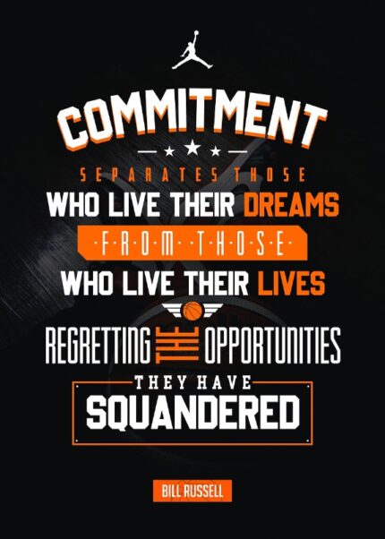 Bill Russell Quote Poster