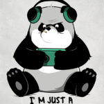 Geek Gamer Panda Poster