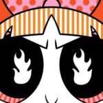 Blossom B Fierce Powerpuff girls Poster