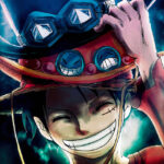 Brothers Sabo Luffy and Ace One Piece Poster