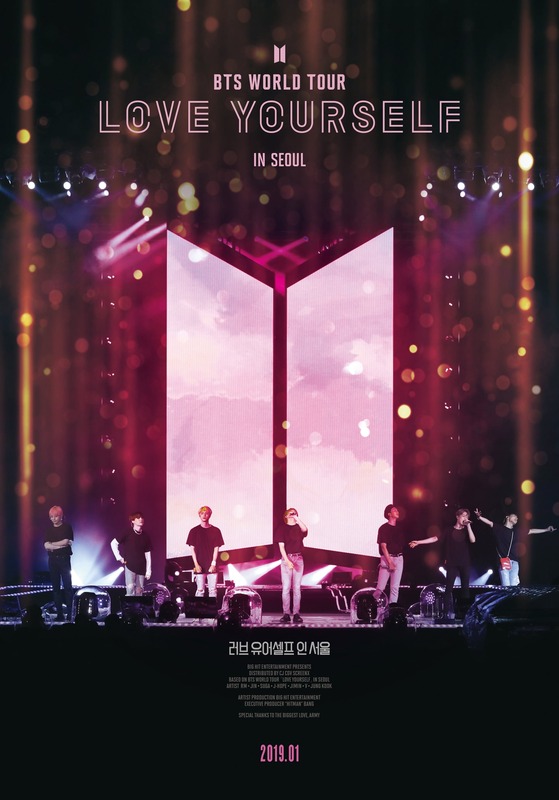 BTS World Tour Love Yourself In Seoul 2019 Poster