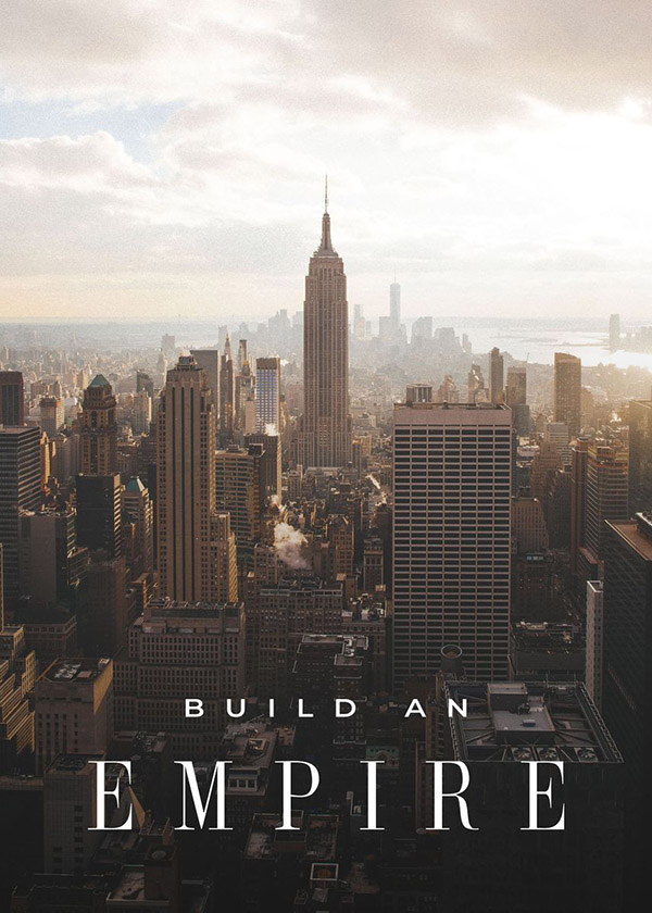 Build an Empire motivational Quote Poster