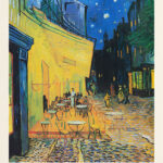 Cafe Terrace at Night Van Gogh 1883 Poster